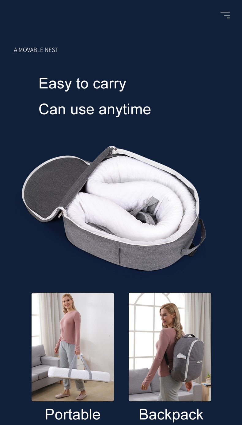 Portable Baby Nest Bed Travel Bed